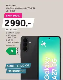 ELON Samsung Mobiltelefon Galaxy A27 5G 128 GB tilbud