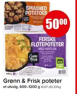 Spar Grønn & Frisk poteter tilbud