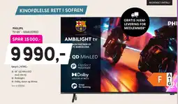 ELON Philips TV 65" - 65MLED910 tilbud
