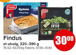 Spar Findus tilbud