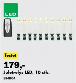 Biltema Juletrelys LED tilbud
