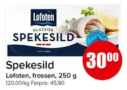 Spar Spekesild tilbud