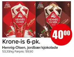 Spar Krone-is 6-pk tilbud
