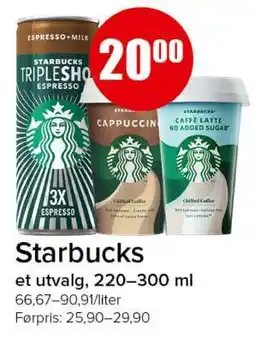 Spar Starbucks tilbud