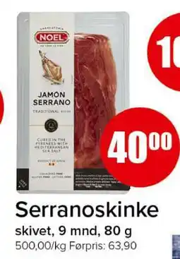 Spar Serranoskinke tilbud
