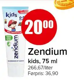 Spar Zendium tilbud
