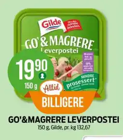 Kiwi GO'&MAGRERE LEVERPOSTEI tilbud