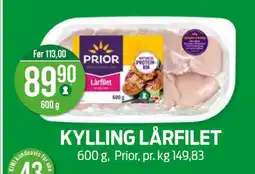 Kiwi KYLLING LÅRFILET tilbud