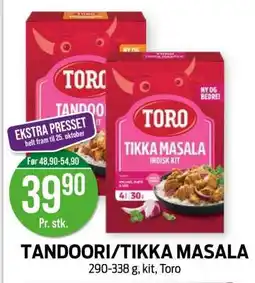 Kiwi TANDOORI/TIKKA MASALA tilbud