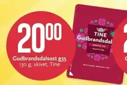 CC Mat Tine Gudbrandsdalsost G35 tilbud