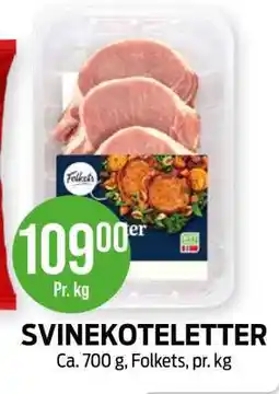Kiwi SVINEKOTELETTER tilbud