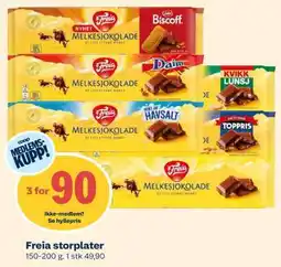 Coop Extra Freia Storplater tilbud