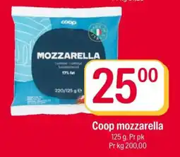 Coop Extra Coop mozzarella tilbud