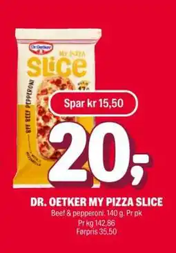 Coop Extra Dr. Oetker My Pizza Slice tilbud