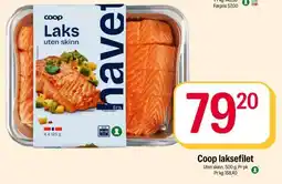 Coop Extra Coop laksefilet tilbud