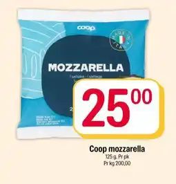 Coop Extra Coop mozzarella tilbud