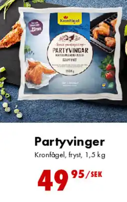 Nordby Supermarket Kronfågel partyvinger tilbud