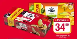 Coop Extra Tine yoghurt 8 pk tilbud