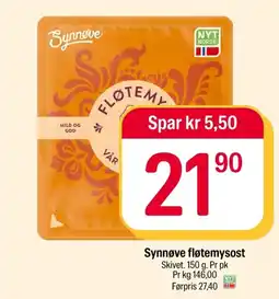 Coop Extra Synnøve fløtemysost tilbud