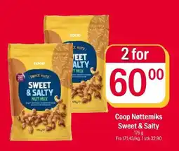 Coop Extra COOP NØTTEMIKS SWEET & SALTY tilbud