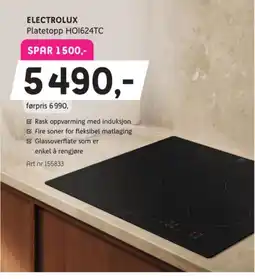 ELON Electrolux Platetopp HOI624TC tilbud