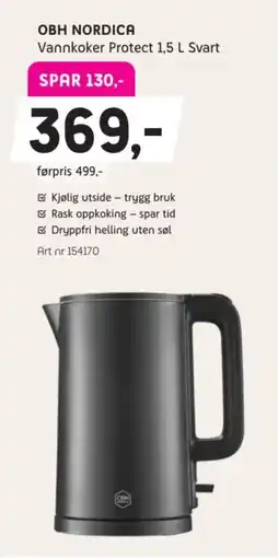 ELON Obh nordica vannkoker protect tilbud