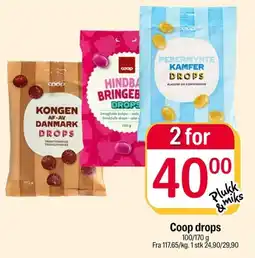 Coop Extra Coop drops tilbud