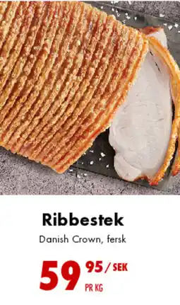 Nordby Supermarket Danish Crown Ribbestek tilbud