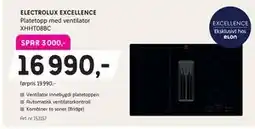 ELON ELECTROLUX EXCELLENCE Platetopp med ventilator XHHT08BC tilbud