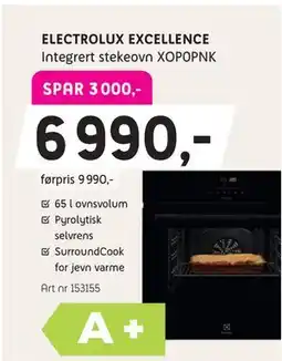 ELON ELECTROLUX EXCELLENCE Integrert stekeovn XOP0PNK tilbud