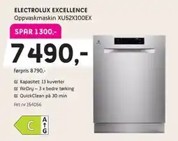 ELON ELECTROLUX EXCELLENCE Oppvaskmaskin XU52X100EX tilbud