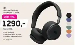 ELON JBL Over-ear headset Live 680NC - Black tilbud
