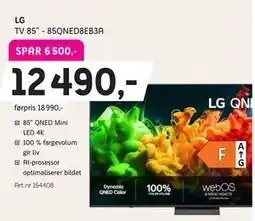 ELON LG TV 85” - 85QNED8EB3A tilbud