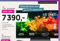 ELON LG TV 65” - 65QNED8EB3B tilbud
