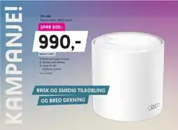 ELON TP-LINK Router Deco X50(1-pack) tilbud