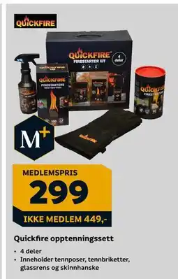 Megaflis Quickfire opptenningssett tilbud