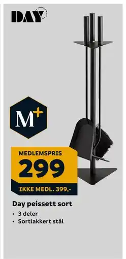 Megaflis Day peissett sort tilbud
