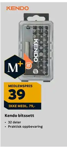 Megaflis Kendo bitssett tilbud