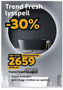 Megaflis Trend Fresh lysspeil tilbud