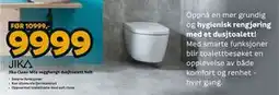 Megaflis Jika Clean Mila vegghengt dusjtoalett hvit tilbud