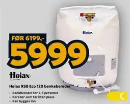 Megaflis Høiax RSB Eco 120 benkebereder tilbud