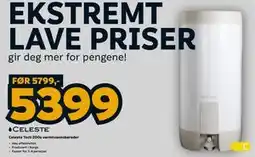 Megaflis Celeste Tech 200s varmtvannsbereder tilbud