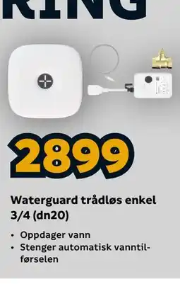 Megaflis Waterguard trådløs enkel 3/4 (dn20) tilbud