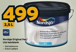 Megaflis Nordsjø Original Dør/ List halvblank tilbud
