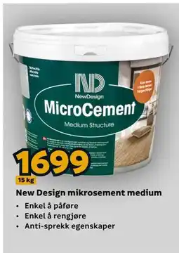 Megaflis New Design mikrosement medium tilbud