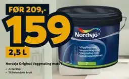 Megaflis Nordsjø Original Veggmaling matt 7 tilbud