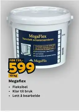 Megaflis Megaflex tilbud