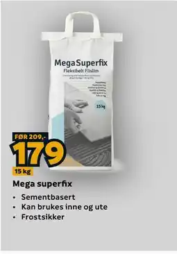 Megaflis Mega superfix tilbud