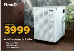 Megaflis Wood’s avfukter for kjeller tilbud