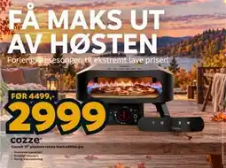 Megaflis Cozze 13” pizzaovn rotate black edition gas tilbud